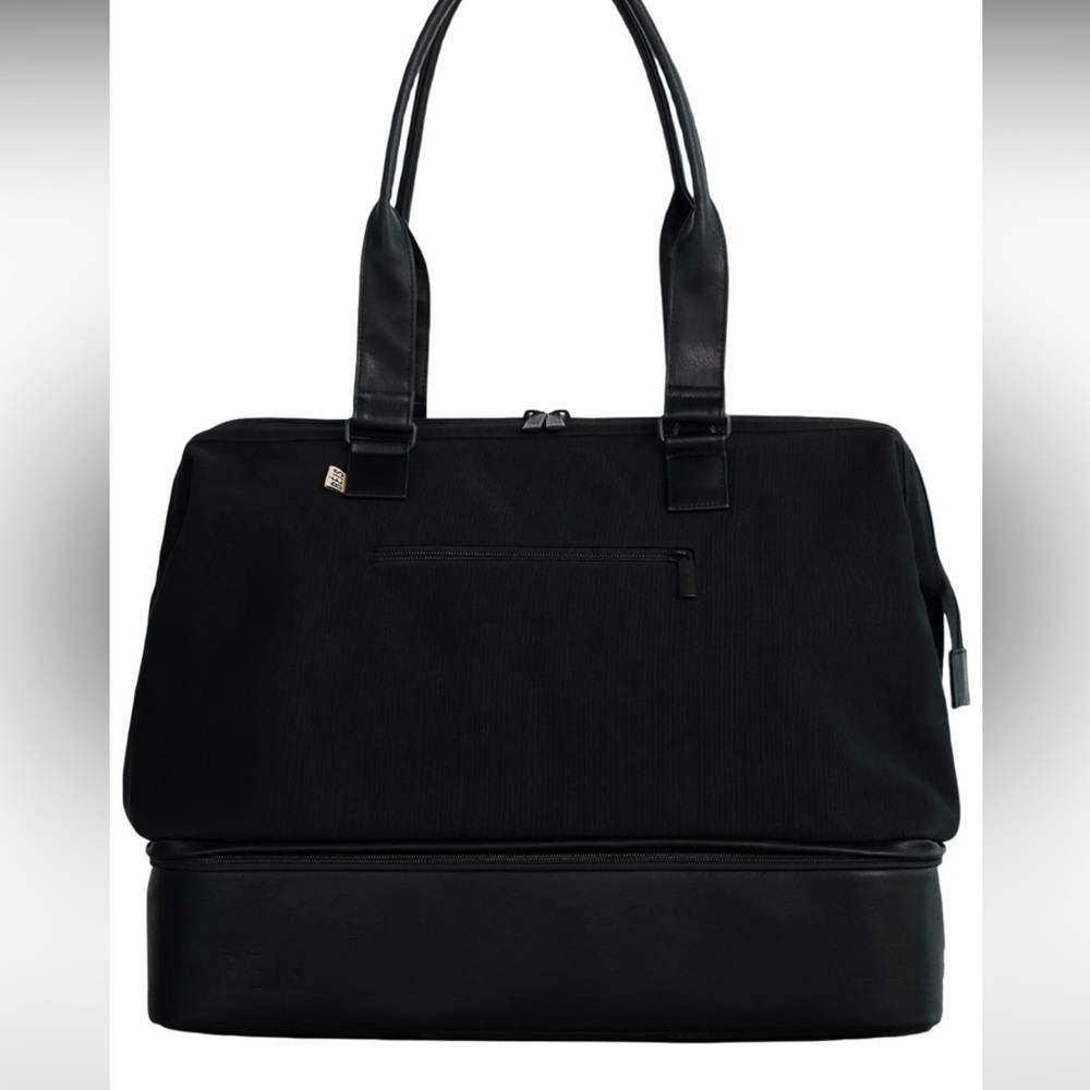 Beis weekender bag in black